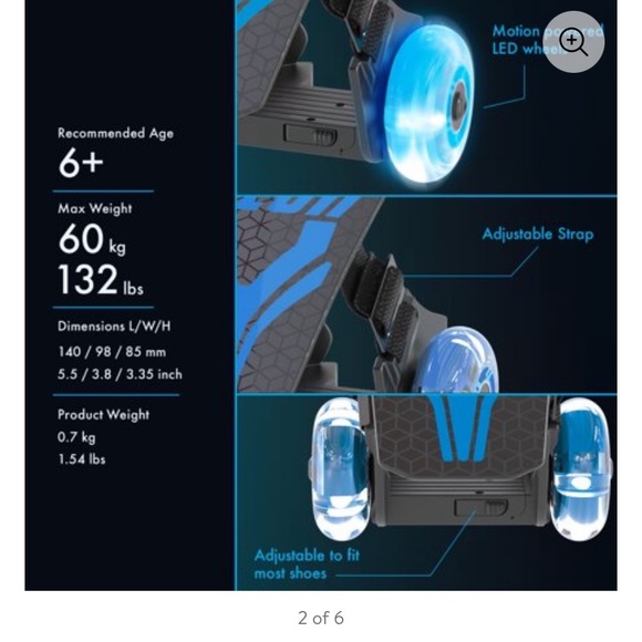 Neon Street Rollers LED Heel Wheels - Picture 5 of 8